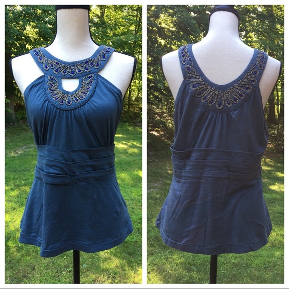 ANTHROPOLOGIE “Mythical Phoenix” Tank - Large - Picture 2 of 5